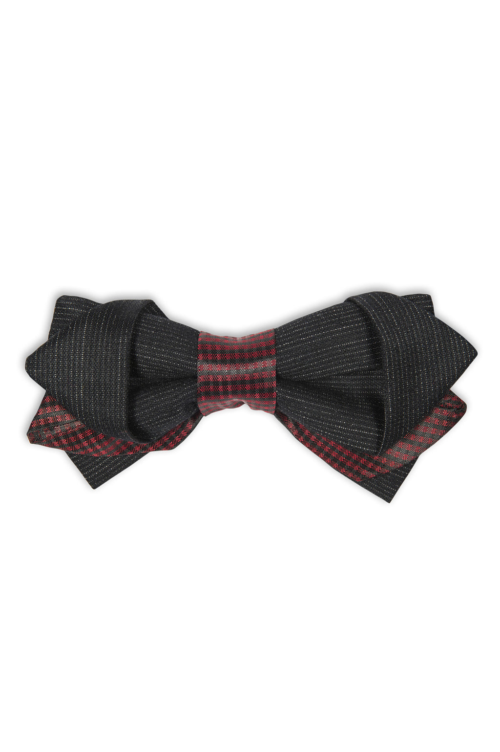 Handmade bow tie in a special cut - Noeud papillon avec coupe originale