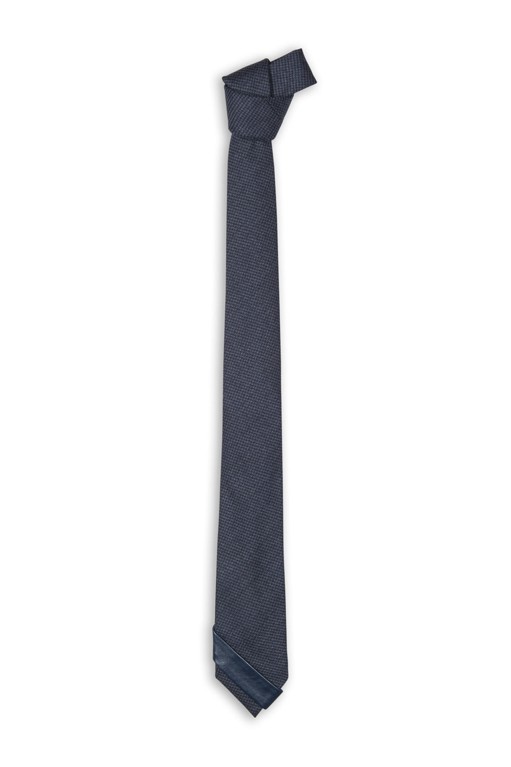 Cravate fait main avec cuir - Original handmade tie with leather