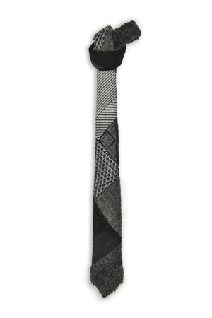 Cravate cinquante nuances gris - Fifty shades of grey patchwork tie 