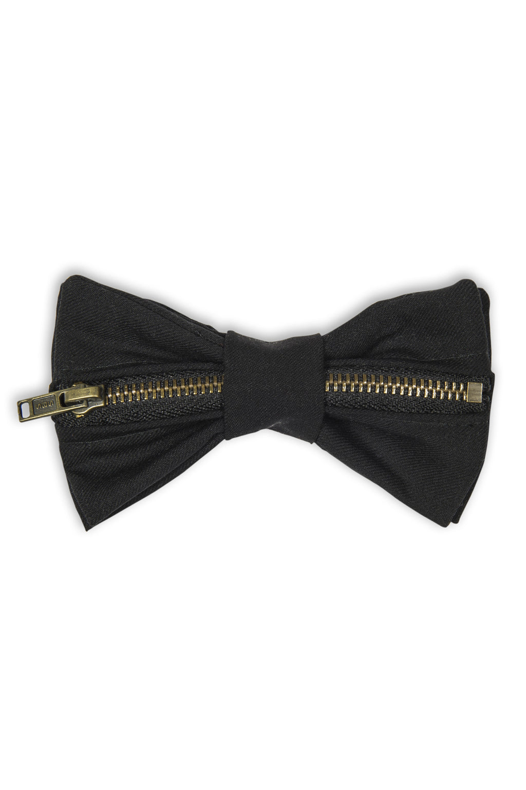 Noeud papillon avec fermeture éclair horizontale - handmade wool Bow tie with horizontal zipper 